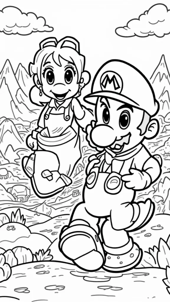 video games coloring pages